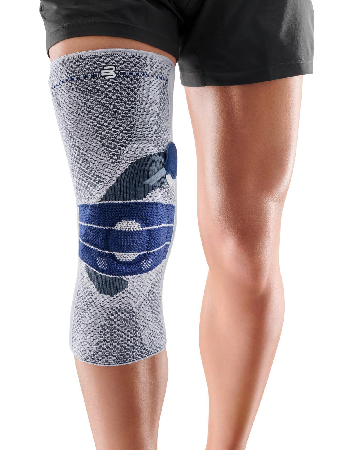 GenuTrain P3 knee support front view on the knee